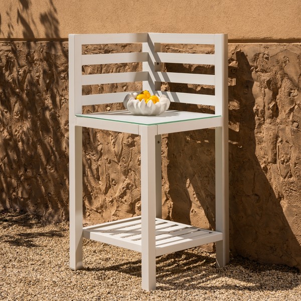 Kinda Garden Kitchen Corner Table White