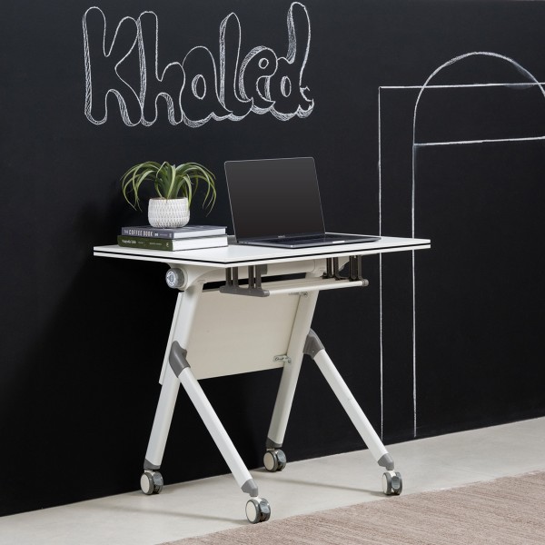 Skye Foldable Kids Study Desk White