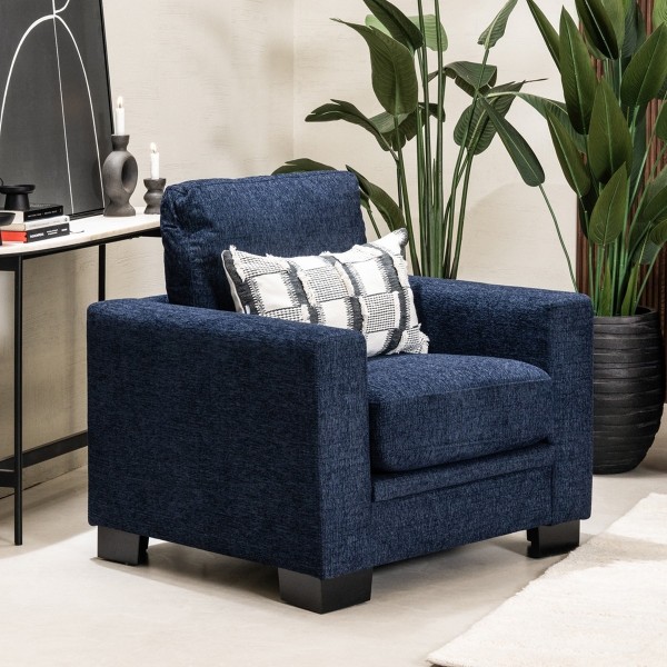 Alfred 1 Seater Sofa Blue
