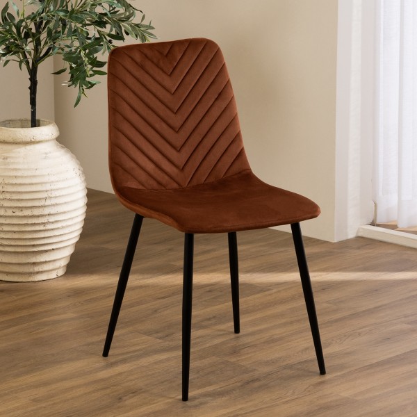 Angle Dining Chair Coral