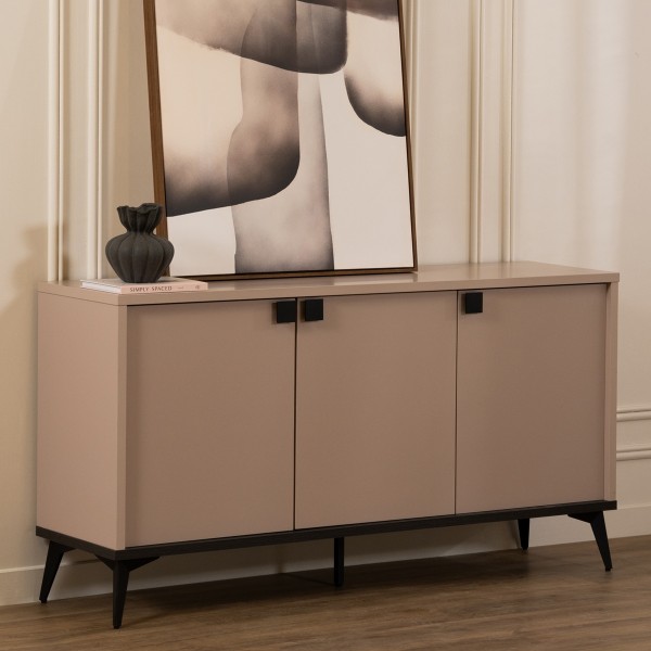 Ryan Sideboard Champagne/Black