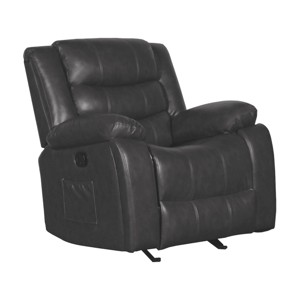 Melby Recliner with Cup Holder/Pockets Grey