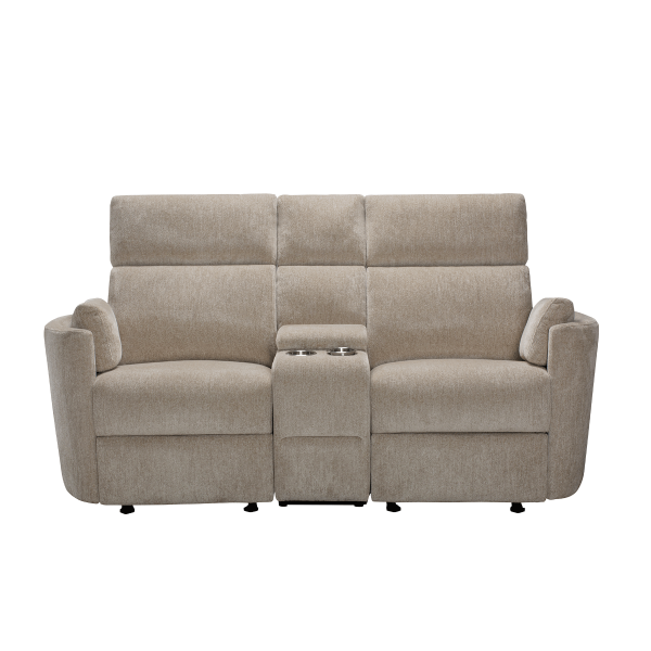 Alexia 2-Seater Rocking Electric Recliner Brown