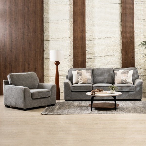 Casella 3+2+1 Seater Sofa Set Grey