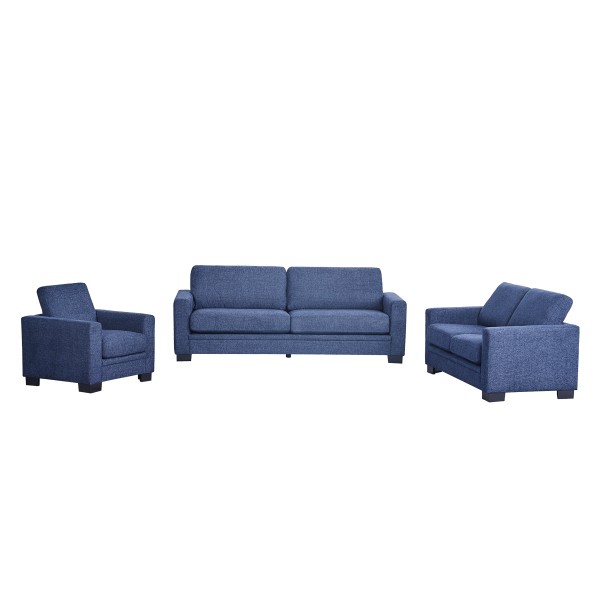 Alfred 3+2+1 Seater Sofa Set Blue