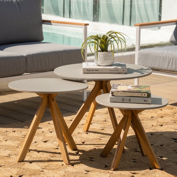 Luzern Nesting Table Grey