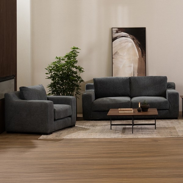 Dawson 3+2+1 Seater Sofa Set Grey