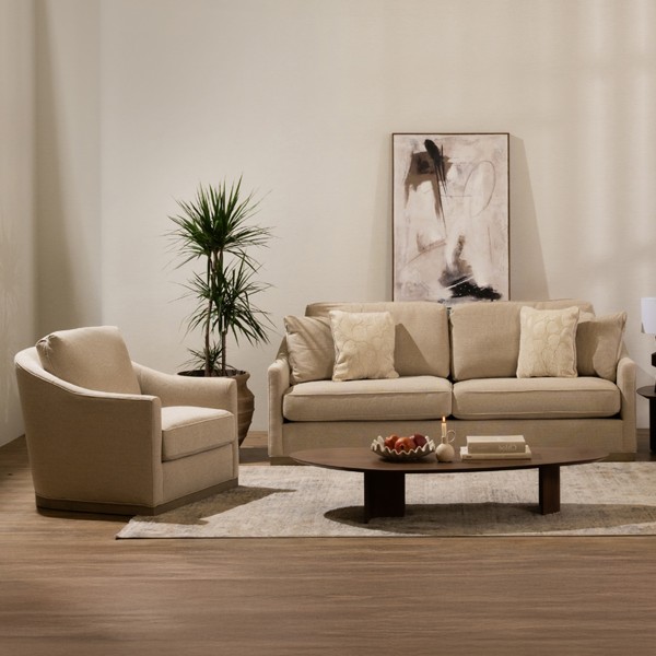 Maxwell 3+2+1 Seater Sofa Set Beige
