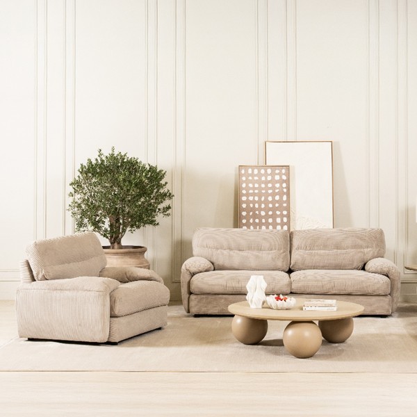 Reva 3+2+1 Sofa Set Grey