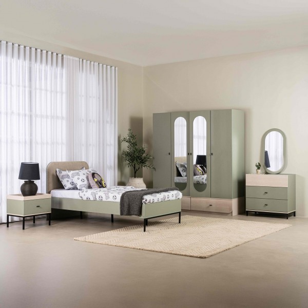 Valon 100X200 Kids Bedroom Set with Wardrobe