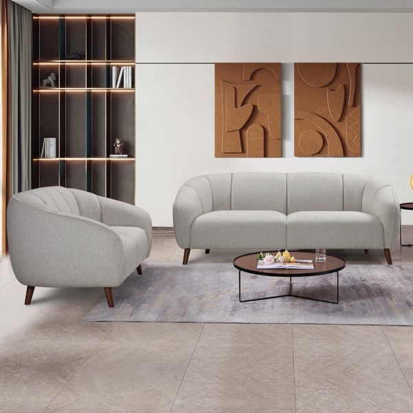 Lin 3+2+1 Seater Sofa Set Grey