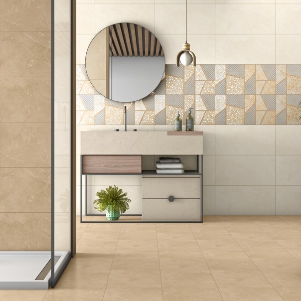 Moor Ceramic Decor Wall Tile Beige 30X60 cm