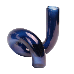 ديكور زجاجي جيوز أزرق 12x12x13 سم