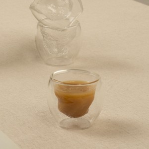 طقم فناجين قهوة روك شفاف 6 قطع