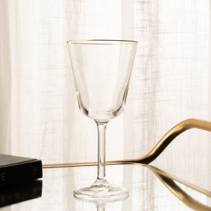 كأس أرونا مع إطار ذهبي 280 سم مكعب