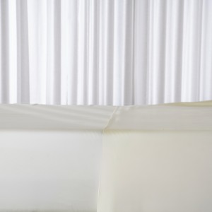 غطاء لحاف ساتيني سموث 300 خيط ايوسل عاجي 220×240 سم