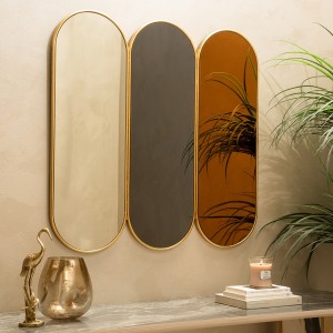 مرآة تريبيل متعددة الألوان 90×90×1.7 سم