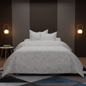 طقم ديباج سيمبوليك 5 قطع أبيض 200×200 سم
