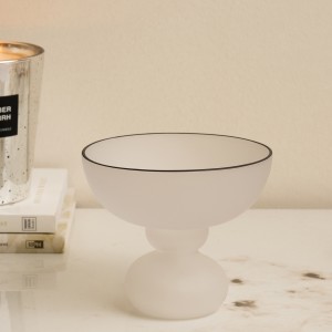 حامل شموع بلزن أبيض قُطر: 10 × ارتفاع: 10.9 سم