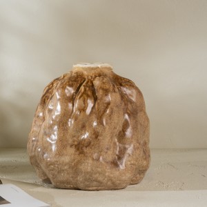 مزهرية داماريس بنية 30×29.3×30 سم