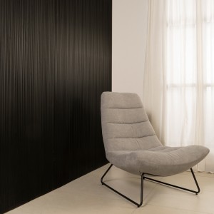 كسوة حوائط داخلية استوديو سوداء 290 × 21.1 سم - قطعة واحدة
