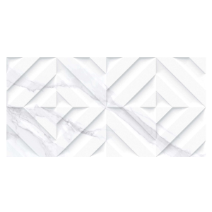 سيراميك حوائط ديكور أدرانوس أبيض غير لامع 30×60 سم