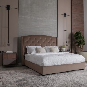 سرير لارا 200×200 رمادي داكن