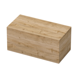خزانة صغيرة إنفينيتي قابلة للرفع بلون خشب البلوط
