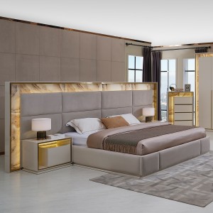 سرير بيجاسو 180×200 بيج/كريمي/ذهبي