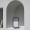 فانوس ديكور بإضاءة إل إي دي ديس أسود D16.6×18×H28 سم