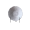 وعاء ديكور خشبي أبيض 31×8.5 سم