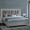 سرير ماريان 180×200 بيج/أبيض لؤلؤي