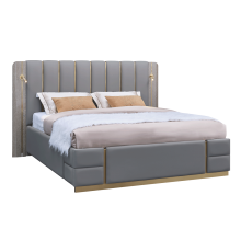 سرير إلزا 180 × 200 رمادي