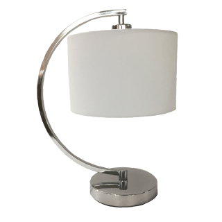 مصباح طاولة بيزا - أبيض 24 × 36 سم