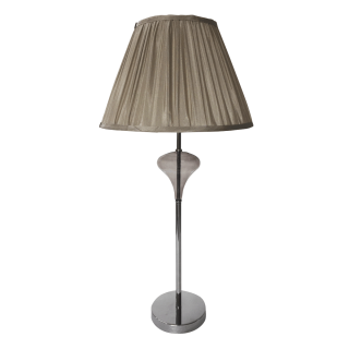 مصباح طاولة أموري - فضي 36 × 76 سم