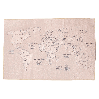 حصيرة نشاط خريطة العالم جينريك
