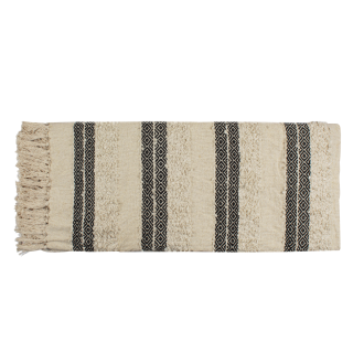 غطاء أو بطانية صغيرة خفيفة جويل سوداء 150×170 سم