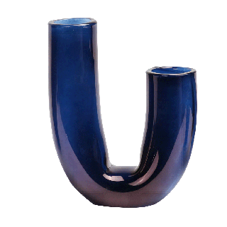 ديكور زجاجي جيوز أزرق 9x3x11.5 سم