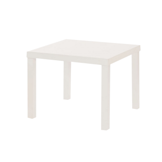 طاولة جانبية ســـارة بيضاء