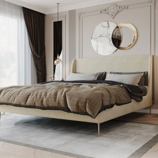 سرير أوفيليا 180 × 200 بيج