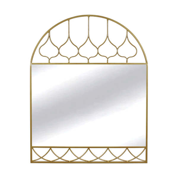 مرآة لو بلان ذهبية 71 × 90 سم