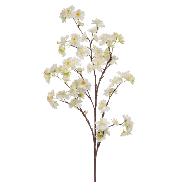 شجرة أزهار الكرز بلون كريمي 120 سم
