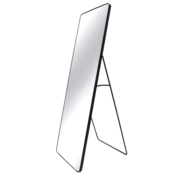 مرآة جاد سوداء  65.5 × 54 سم