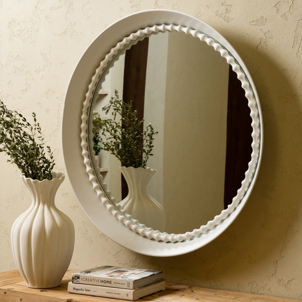 مرآة أفيري بيضاء بقُطر 75 سم