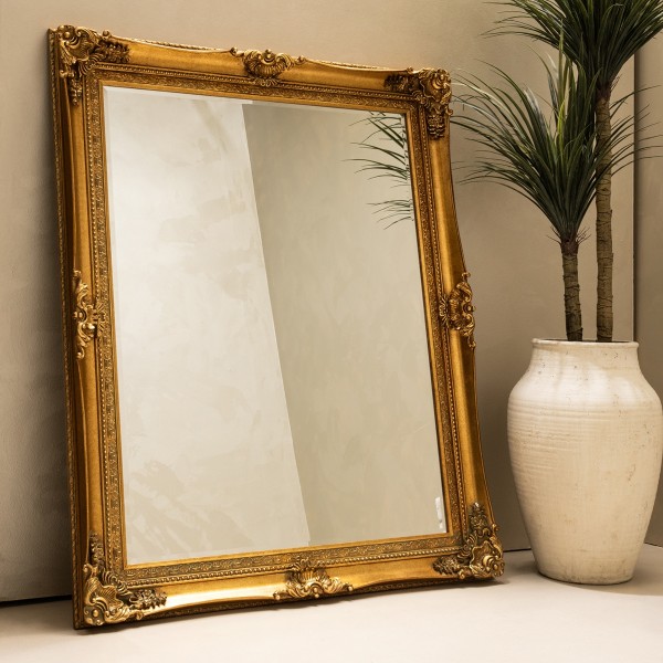 مرآة أبويلا بيج فاتح/ذهبية 149.5×119.5×9.5 سم