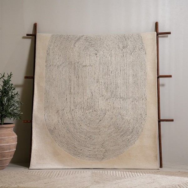 سجّادة فيكي عاجي 160×230 سم
