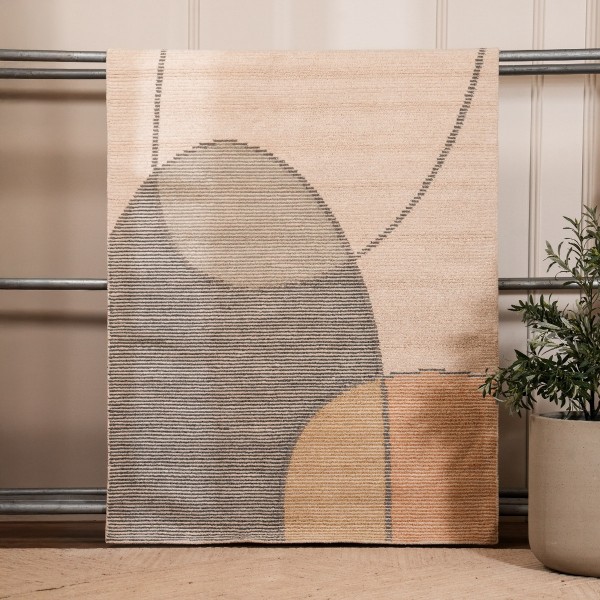 سجّادة كيليان لون حيادي 170×240 سم