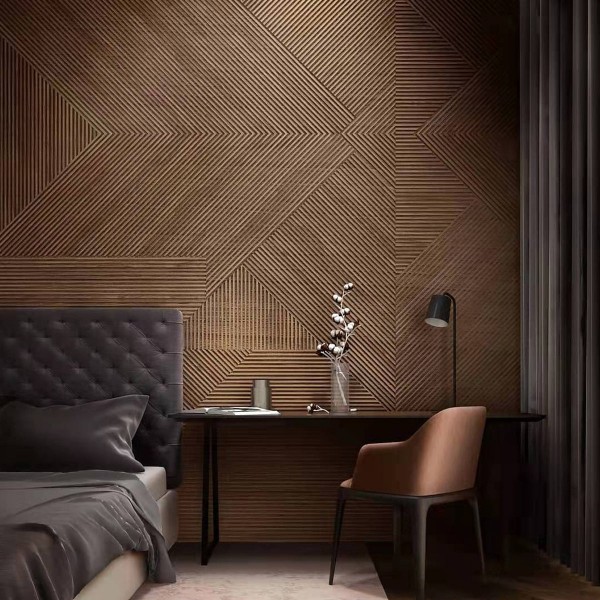 كسوة حوائط داخلية من خشب الصندل 290 × 14.9 سم - قطعة واحدة