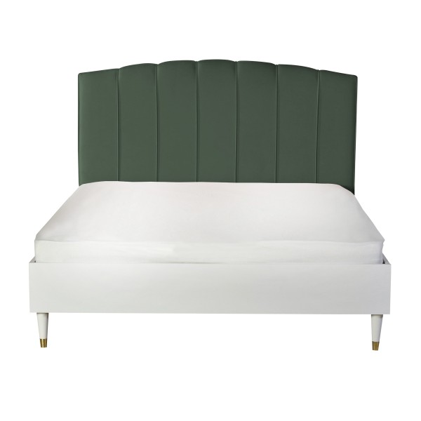 سرير نيو كلوي 180×200 أبيض/أخضر