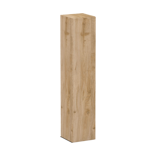 خزانة عمودية إنفينيتي باب واحد بلون خشب البلوط